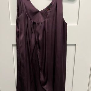 Sofia Vergara deep purple blouse